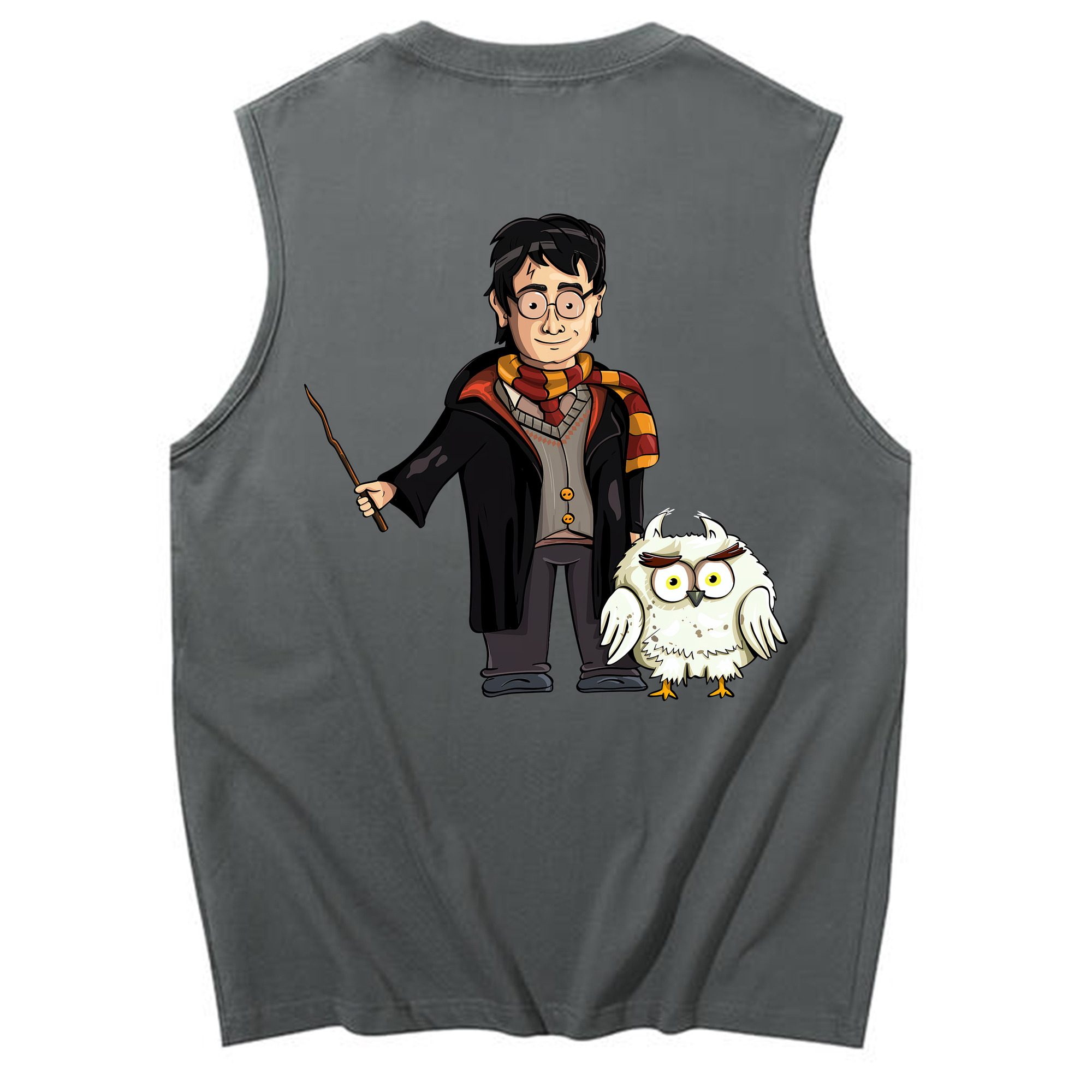 （画像用） Harry Potter ハリー・ポッターシリーズ コットン100％タンクトップ（背面プリント）